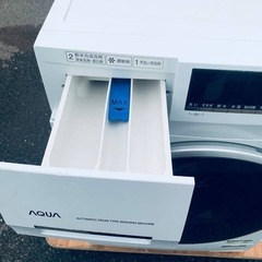 EJ5755番 AQUA ドラム式洗濯機 AQW-FV800Eの画像