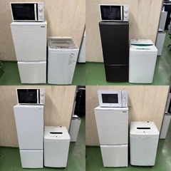 🎶設置まで対応　新生活応援　学生　社会人　単身赴任　お薦め　冷蔵庫　洗濯機　レンジ　セットの画像