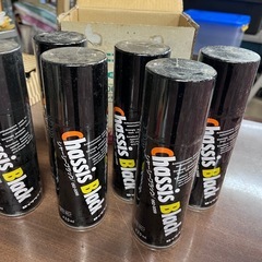 新品 ロックペイント シャーシ用スプレー ブラック 420ml 3本セット（速乾・防錆）の画像