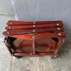 アンティーク調 飾り棚 ラック 木製 昭和レトロの画像