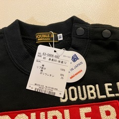 【新品未使用】ミキハウス　トレーナー　90サイズ　裏毛　綿100%の画像