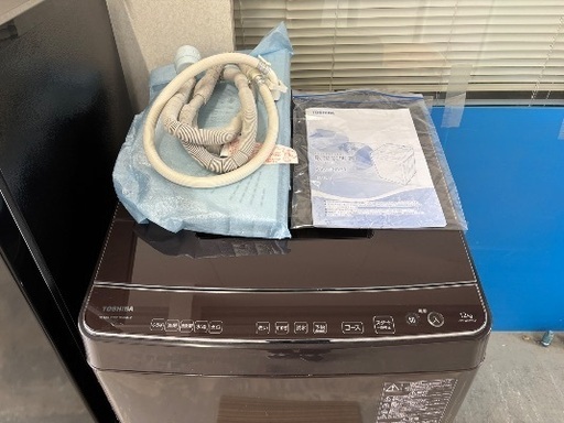 TOSHIBA☆ZABOON☆12kg☆大容量☆美品☆ブラウン色☆お買得洗濯機☆