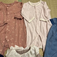 【お取引中】ベビー用ロンパース・カバーオール　6点セット　全て70サイズの画像