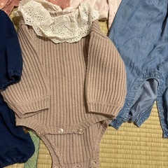 【お取引中】ベビー用ロンパース・カバーオール　6点セット　全て70サイズの画像