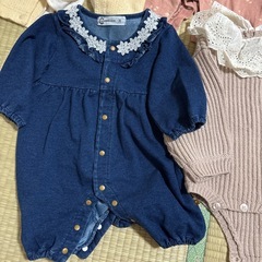 【お取引中】ベビー用ロンパース・カバーオール　6点セット　全て70サイズの画像