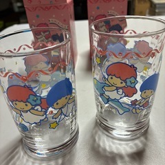 リトルツインスター　キキララ　グラス２個セット