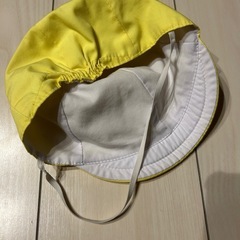 カラー帽子　黄色　幼稚園の画像