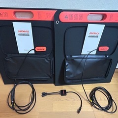 jackery  ポータブル電源1000 ソーラーパネル100w 2枚セットの画像