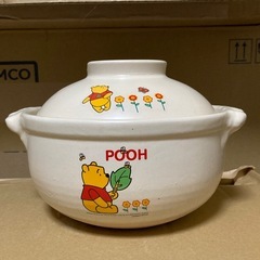 くまのプーさん　土鍋、ドレッシングセット、ポーチ　3点セットの画像