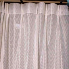 INTERIX オーダーカーテン幅70×丈183遮光ドレープ＆レース4枚セットの画像
