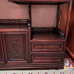 木製　飾り棚　和室　茶棚
の画像