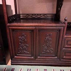 木製　飾り棚　和室　茶棚
の画像