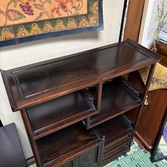 木製　飾り棚　和室　茶棚
の画像