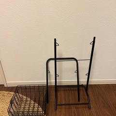 ワイヤーラック収納の画像