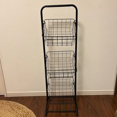 ワイヤーラック収納の画像