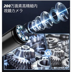 ファイバースコープ Ennovor 1920P 7.9mm 極細内視鏡カメラの画像