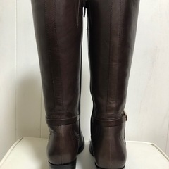 新品◆cava cava◆サヴァサヴァ◆ブーツ◆ダークブラウン◆ロングブーツ◆ミドルブーツ◆23cm◆ブラウン◆レザー◆こげ茶の画像