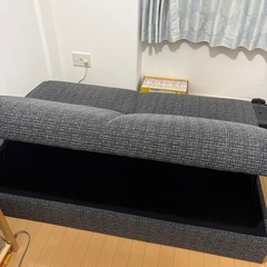 【新規受付中止中】お洒落なグレーのソファーベッド の画像