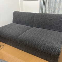 【新規受付中止中】お洒落なグレーのソファーベッド の画像