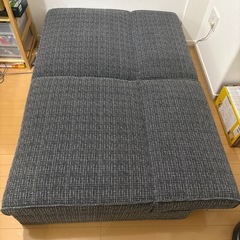 【新規受付中止中】お洒落なグレーのソファーベッド の画像