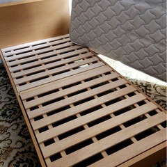 【美品】フランスベット　スペシャルクオリティ　フレームとマットレス　転落防止　シングル　の画像