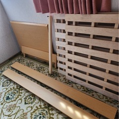 【美品】フランスベット　スペシャルクオリティ　フレームとマットレス　転落防止　シングル　の画像