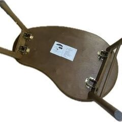 机 ちゃぶ台 座卓 折りたたみ式 1人用 ブラウンの画像