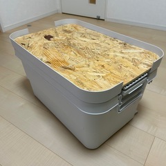 【お取引先決定】天板  無印良品　頑丈収納ボックス　サイズ大　天板　テーブル キャンプ　アウトドアの画像