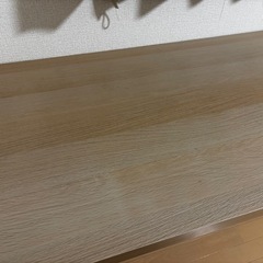 IKEA　デスク 200×60 美品 白脚 引き取り限定の画像
