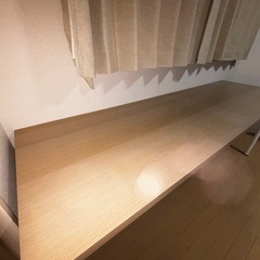 IKEA　デスク 200×60 美品 白脚 引き取り限定の画像