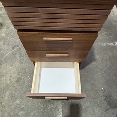 東馬 TOHMA TMテクター 4段 チェスト 洋服収納 ダークブラウンの画像