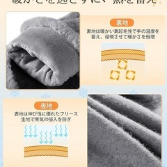 【新品】手袋 レディース スマホ対応 グローブ 防寒 防風 保温グローブ 裏起毛 ボアの画像