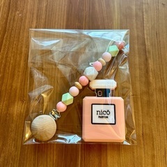 nico （ニコ）香水歯固め、くすみカラーホルダー（ピンク）の画像