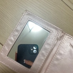 猫デザイン サテン製ミラーの画像