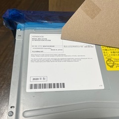 ※要説明熟読　【国産車取付費用込み】kenwood ケンウッド 2020年製 ワイド ナビゲーション 地デジ CD DVD Bluetooth MDV-S707Wの画像