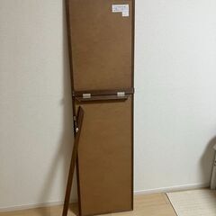 【ジャンク／DIY素材】全身鏡　※フレーム外れ・穴ありの画像