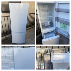 【23区近隣配送設置無料 】 T357 超美品TOSHIBA 2023年製 170L 冷蔵庫 ホワイト  の画像