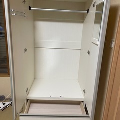 ニトリ　ワードロープ　クローゼットの画像