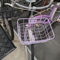 24インチ　紫色　自転車の画像