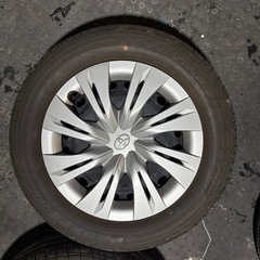 ノア90系　16インチ　純正ホイール　鉄ホイール　タイヤバリ溝　4本セットの画像