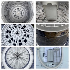 【23区近隣配送設置無料 】 I720 超極美品 IRIS OHYAMA 2024年製 全自動洗濯機 5.0kg ホワイト  の画像