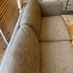 ニトリ　2人掛けソファーの画像