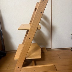【即日引渡OK】正規品　ストッケ　トリップトラップ　ナチュラル　STOKKE TRIPP TRAPP イス の画像