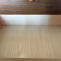 ブラウン木製タンス woody life GOOD DESIGNの画像