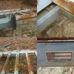 サンワ MHT-23 コンバイントレーラー シーソー式 運搬 最大積載量 1200kg 動作未チェック 中古品 現状品の画像