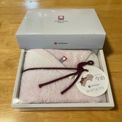 今治タオル ピンク フェイスタオル ギフトボックス入りの画像