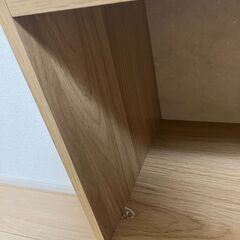 木製棚 幅41.5cm／中古・傷ありの画像