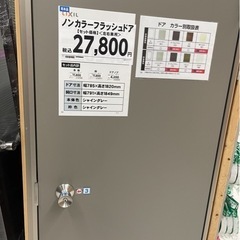 LIXIL ノンカラーフラッシュドア　シャイングレーの画像