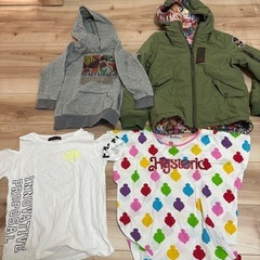 値下げ中⭐️37着❗️収納ボックスごとお渡し！早い者勝ち⭐️ヒステリック FITH等激安まとめ売り110-140キッズ　子ども服の画像