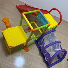 【しまじろう】ジャングルジム×すべり台の画像